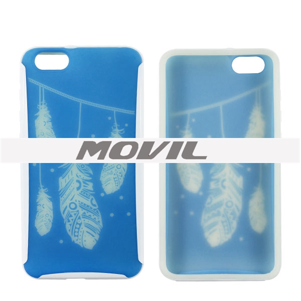 NP-2583 Funda de silicona con diseno fluorescente para Huawei Honor 4 X-2